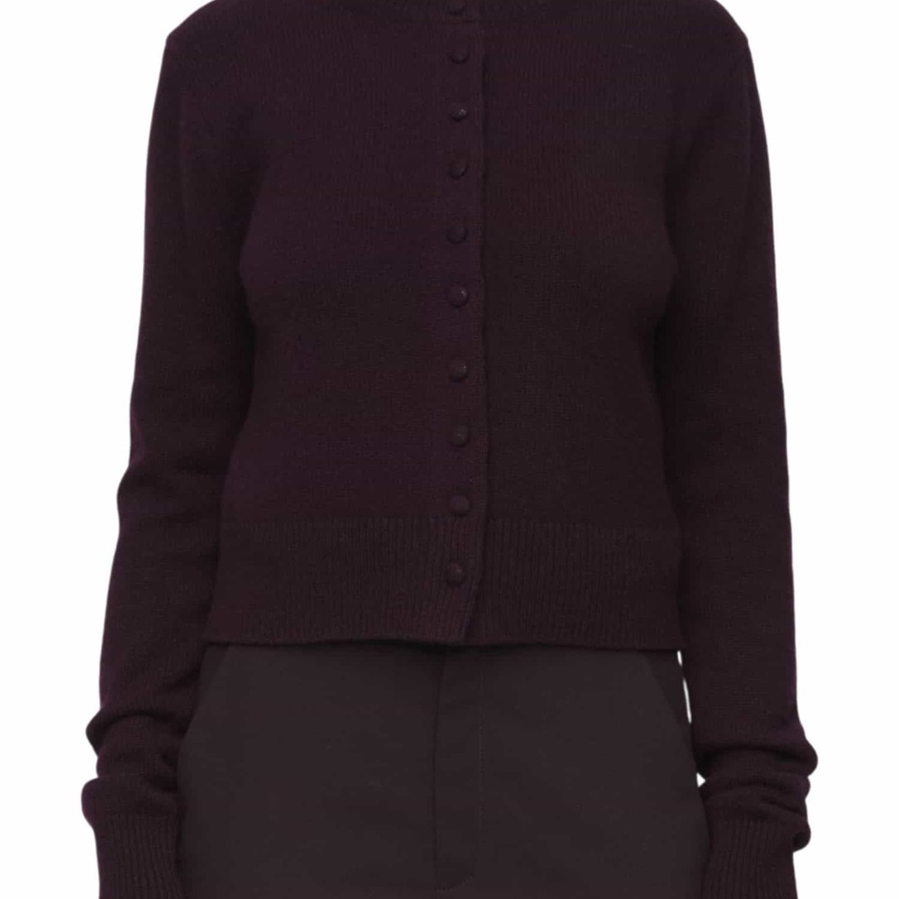 A.L.C. Skyler Cardigan in Deep Plum NWT. Size Medium.
